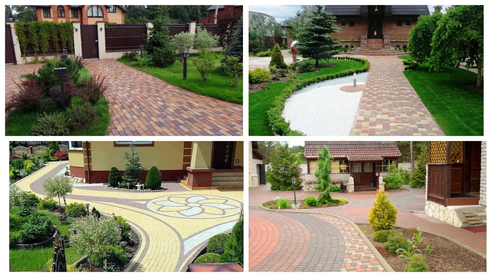 Фото 4 — Укладка тротуарной плитки во дворе